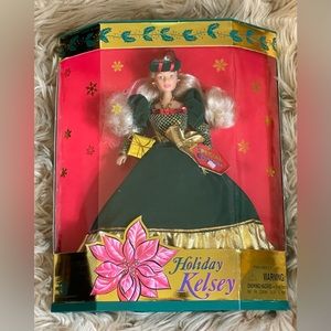 NIB Vintage 1996 Holiday Kelsey Doll Special Edition by Kid Kore